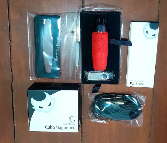 Kit Tattoo Pen Electric Ink