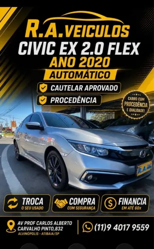 Honda Civic Sedan EX 2.0 Flex 16V Aut.4p 2020