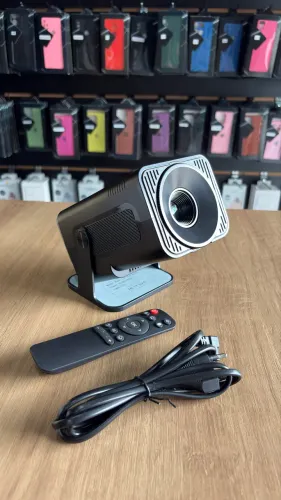 Projetor Android 4K Box HY320 Expande até 150 Polegadas