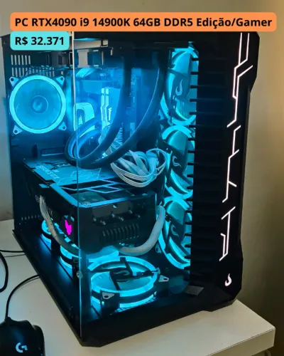 PC RTX4090 i9 14900K 64GB DDR5 Edição/Gamer