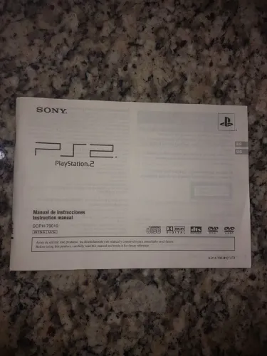 Manual de instruções Playstation 2 original 