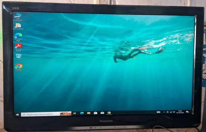Tv Panasonic leia o anuncio
