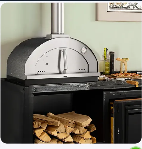 Forno De Pizza a Lenha Gourmet Firenze 610IN - Médio Inox