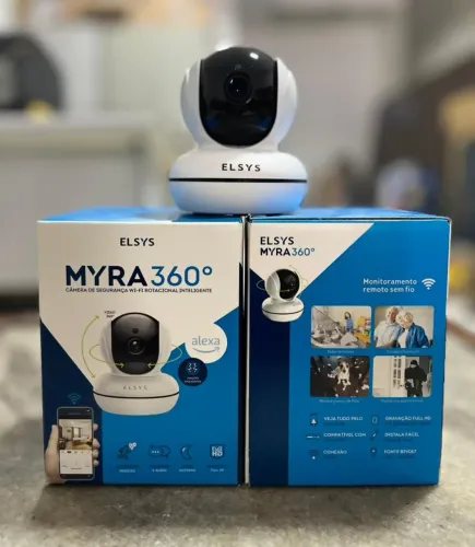 Câmera Wi-fi Elsys Myra 360° Full HD