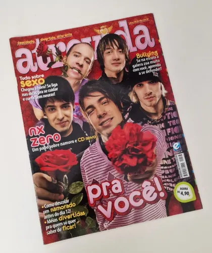 Combo Revistas Atrevida Anos 2000 / 2010 - Restart, NX Zero e Fiuk (Lote)