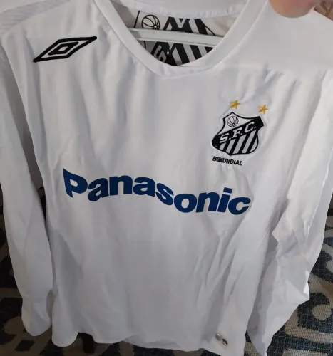 Camisa Santos FC 2005/2006 #10 - Umbro - Manga Longa - Tam. M
