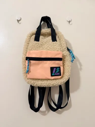 mochila mini baw bege