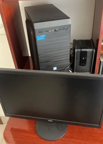 Computador Completo Intel Core i5 + Monitor AOC 21,5 + Kit Sem Fio