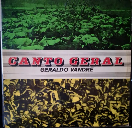 LP Geraldo Vandré - Canto Geral | Disco M / Capa NM