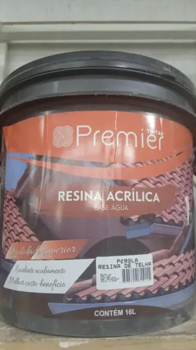 Impermeabilize suas telhas Resina Premier Base Água balde a vista R$199,90