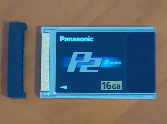 2 Cartões Panasonic P2r Series 16gb (usado)
