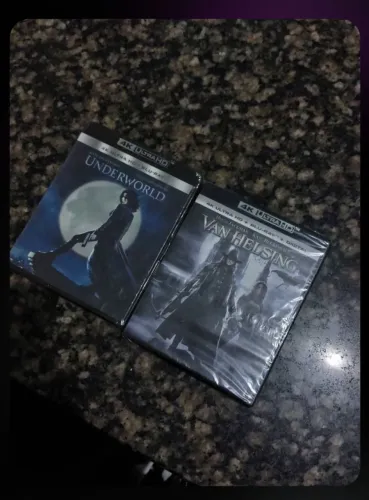 Blu-ray 4K lacrados Van Helsing e Underworld