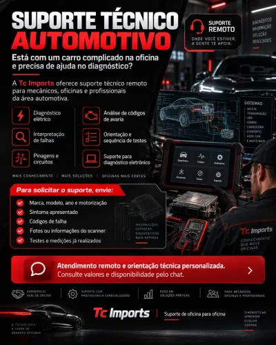 Suporte Técnico Automotivo Nacionais e Importados