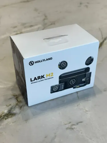 Microfone Lark M2 Hollyland Combo Lapela sem fio