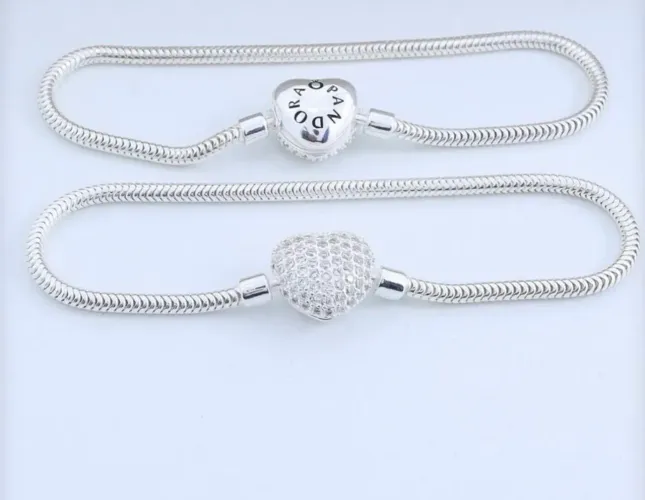 Pulseira pandora prata 925