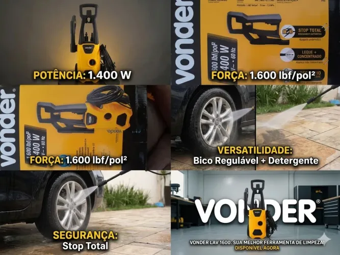 LAVADORA DE ALTA PRESSÃO 
