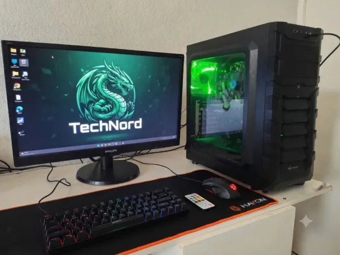 Computador gamer nível iniciante completo