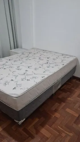 Cama box casal molas