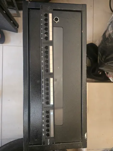 Patch Panel Cat5e 24 portas para rack conector de rede fêmea
