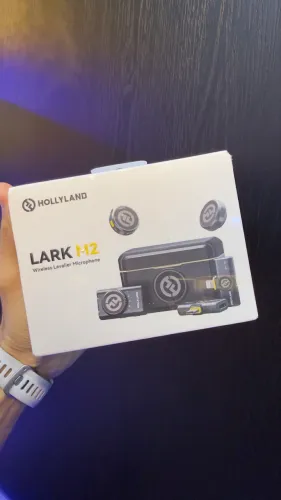 Microfone LARK M2 combo Hollyland novo lacrado com garantia