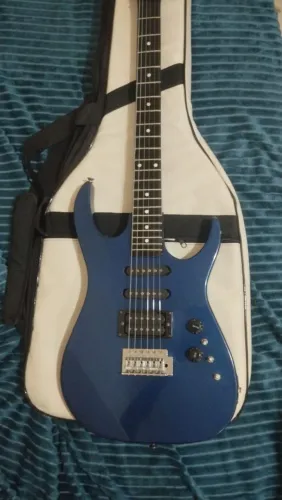 Guitarra Washburn WR150 azul marinho metálico
