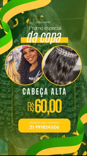 Colocação de mega hair 