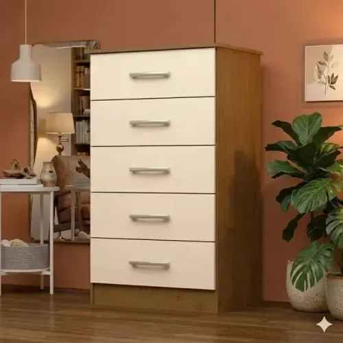 Cômoda janu com 5 gavetas <br>
