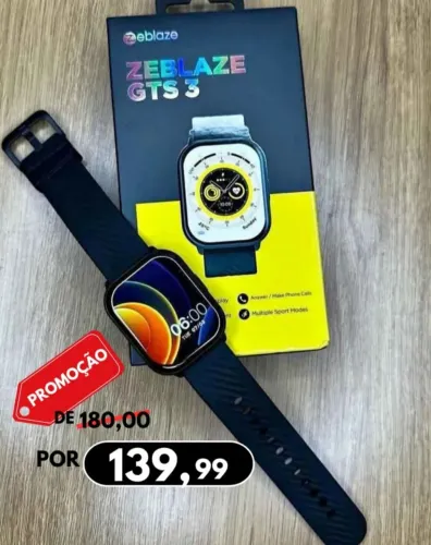 Relógio digital Zeblaze smartwatch GTS 3