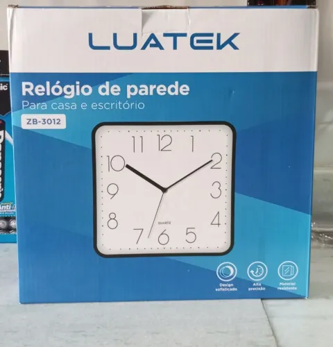 Relógio Grande de Parede Luatek