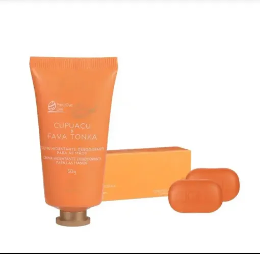 Kit Creme para as Mãos + Sabonete em Barra 2 Unidades Joli Hinode