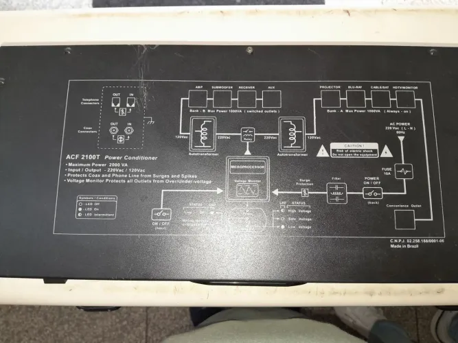 Condicionador de energia upsai acf2100t