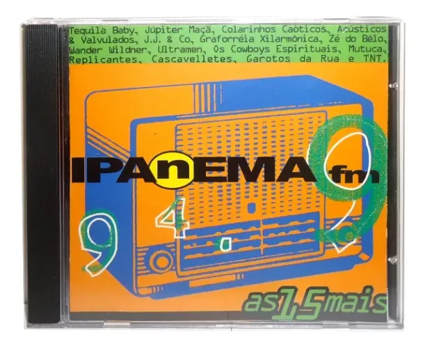 CD IPANEMA FM 94.9 15 ANOS - AS 15 MAIS ROCK GAÚCHO Vol. 1 1998 BR