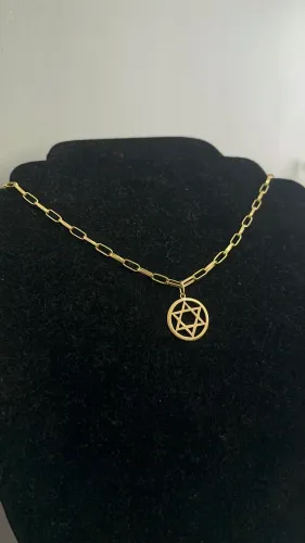 Corrente Tijolinho de ouro 18k procedência garantia eterna