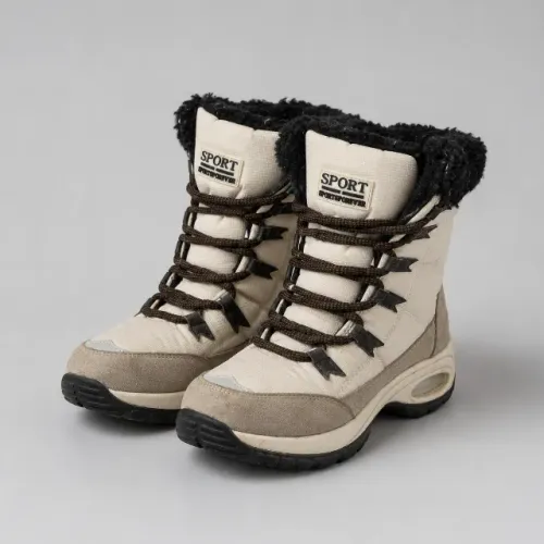Bota Feminina de Inverno Usada com Pelúcia Nº 36