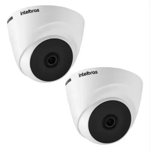 12 câmeras intelbras + dvr para 16 câmeras. 