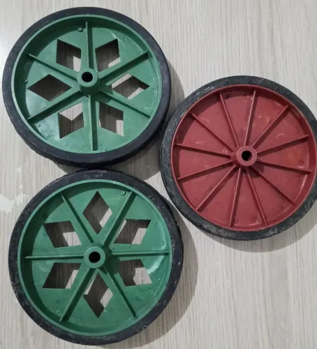 Kit 3 Rodas de Carrinho de Feira, Mercado 15 cm Novas