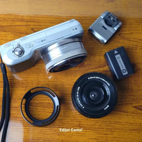 Câmera Sony Nex3 PROMO DE FINDE! com 2 lentes mirrorless barata