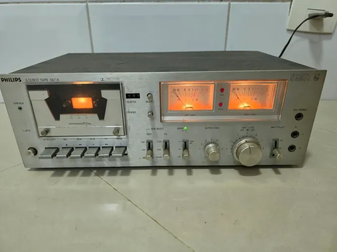 Aparelho toca fitas Philips - Tape Deck Philips N5371