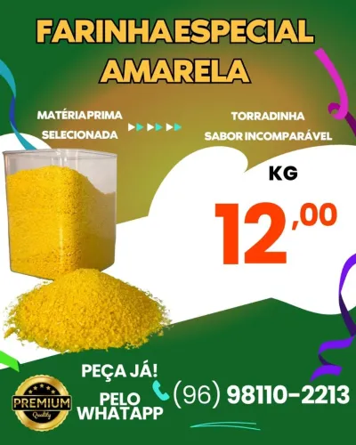 FARINHA AMARELA E RALO ESPECIAL
