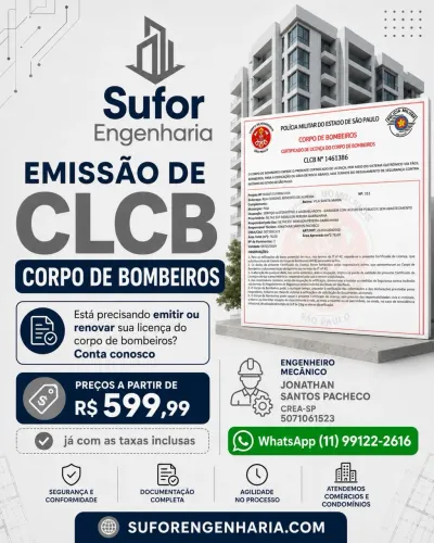 Licença Corpo de Bombeiros CLCB