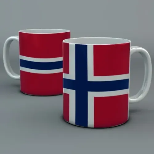 Caneca Noruega Copa 2026 Personalizada