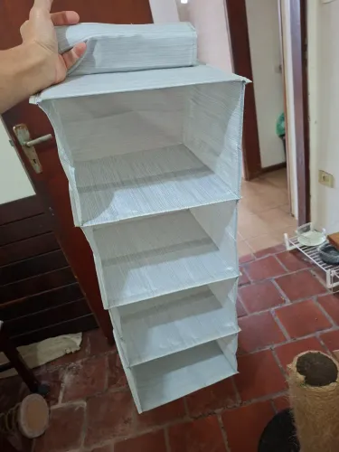Organizador suspenso em tecido 