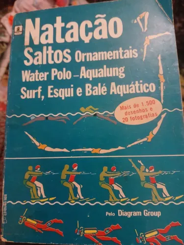 Vendo livro vintage 1984 sobre natação etc.