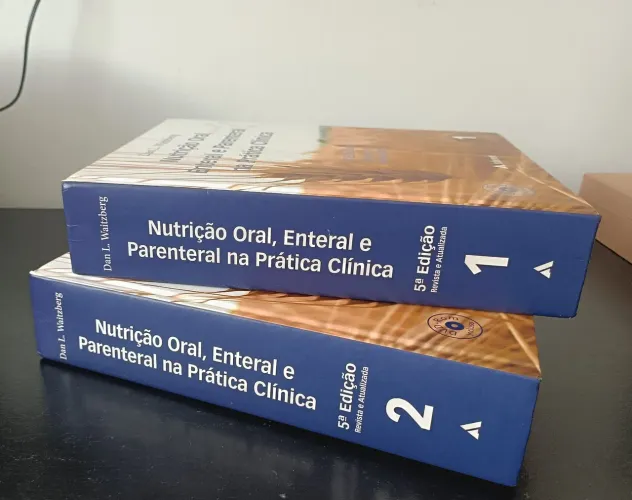 Livro de Nutrição do autor Dan L, Waitzberg 5ª edição 2 vols 