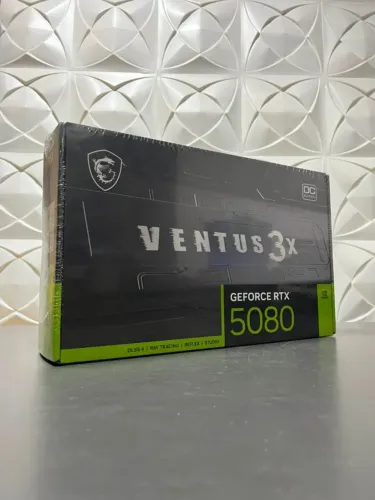 RTX 5080 16GB MSI Ventus 3X OC | Nova, Lacrada, NF e Garantia - Loja Thunder Games