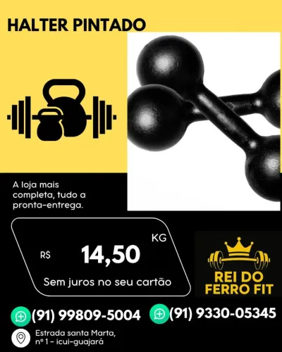 Halter pintado bola  KG à vista 