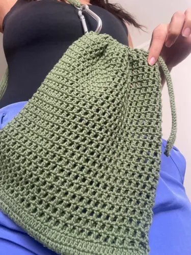 Bolsa crochê