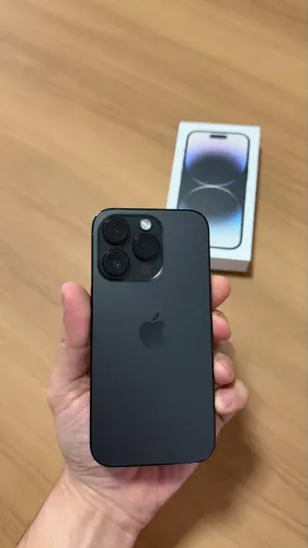 iPhone 14 Pro 256GB Space Black, Seminovo excelente estado, Garantia