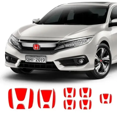 Emblemas Para Civic G10 2016/21 Aplique