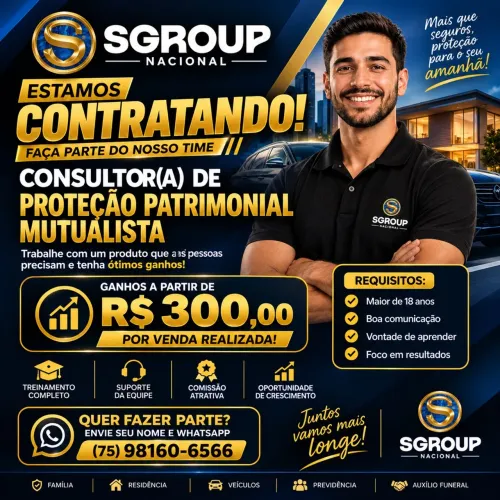 Vaga de emprego - consultor externo